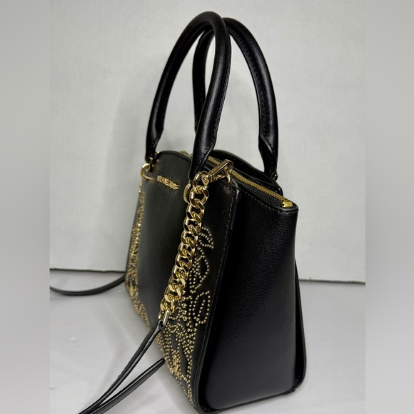 Michael Kors Gold Ellis Satchel Crossbody  Bag - Picture 7 of 9